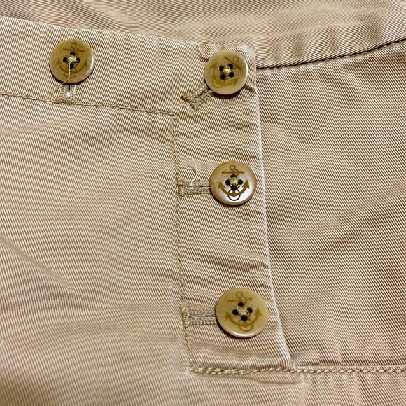 J Crew khaki twill mini skirt size 8 - Picture 3 of 5